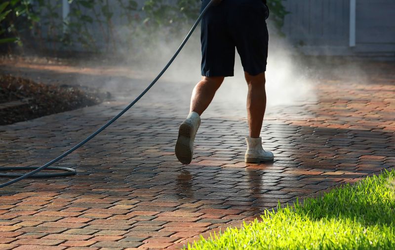 Paver Sidewalk Cleaning